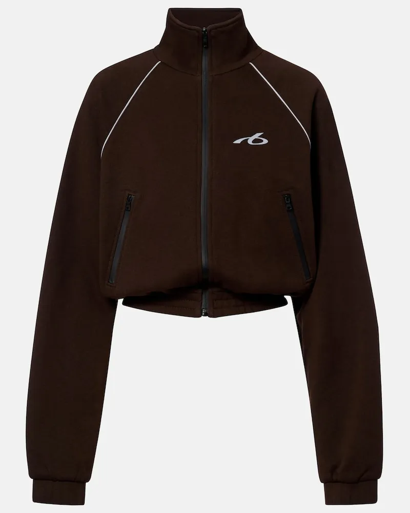 Balenciaga Jacke aus Baumwolle Braun