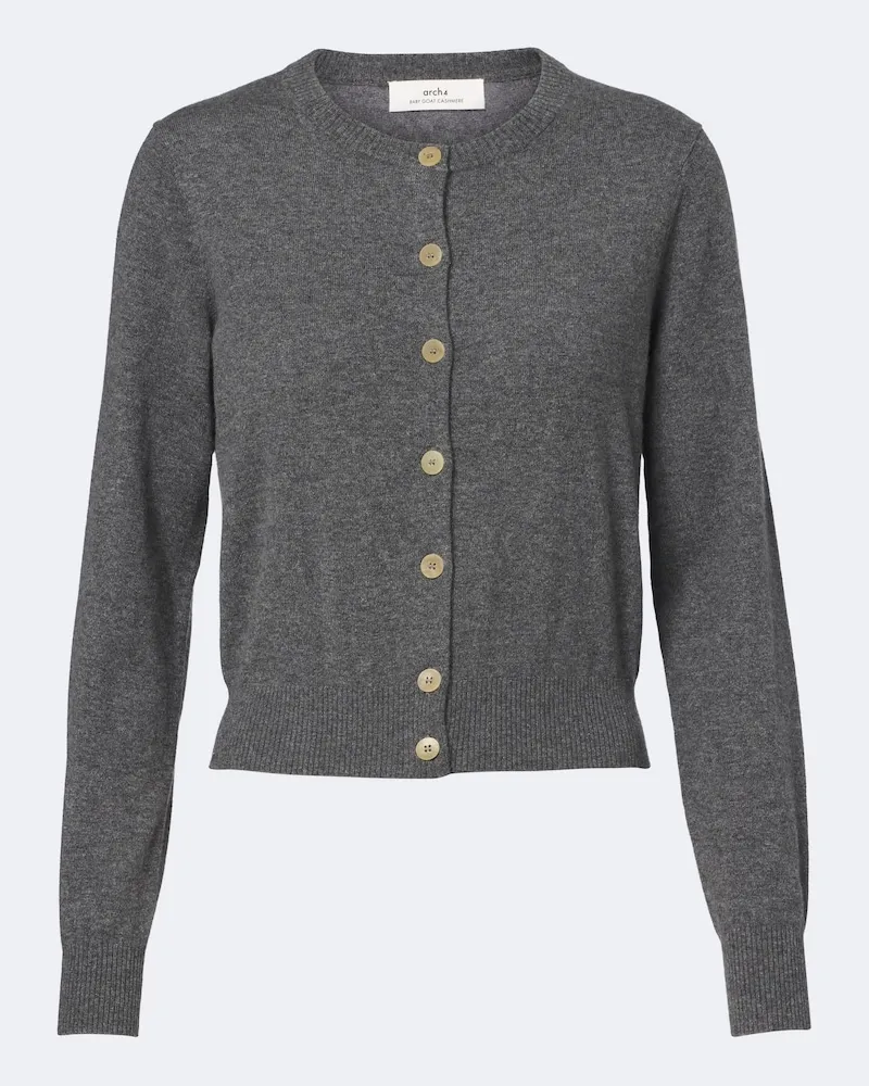 arch4 Cardigan Celestina aus Kaschmir Grau