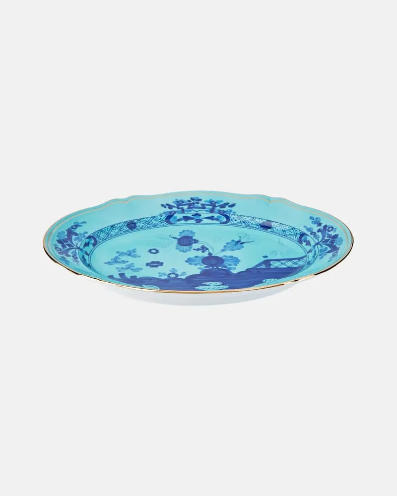 Ginori 1735 Servierplatte Oriente Italiano Blau