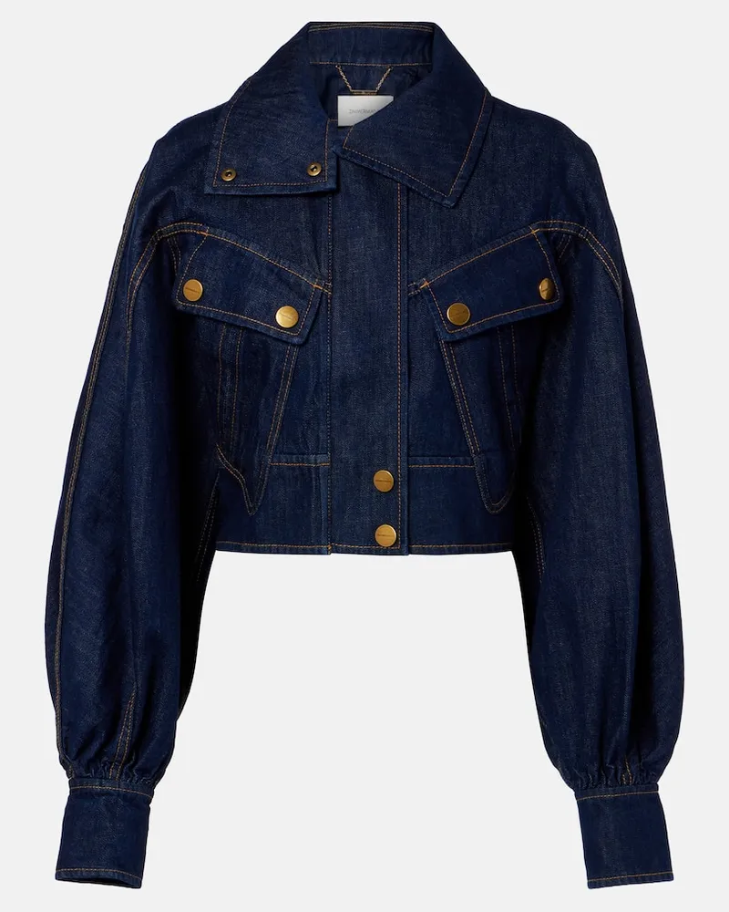 Zimmermann Jeansjacke Luna Blau