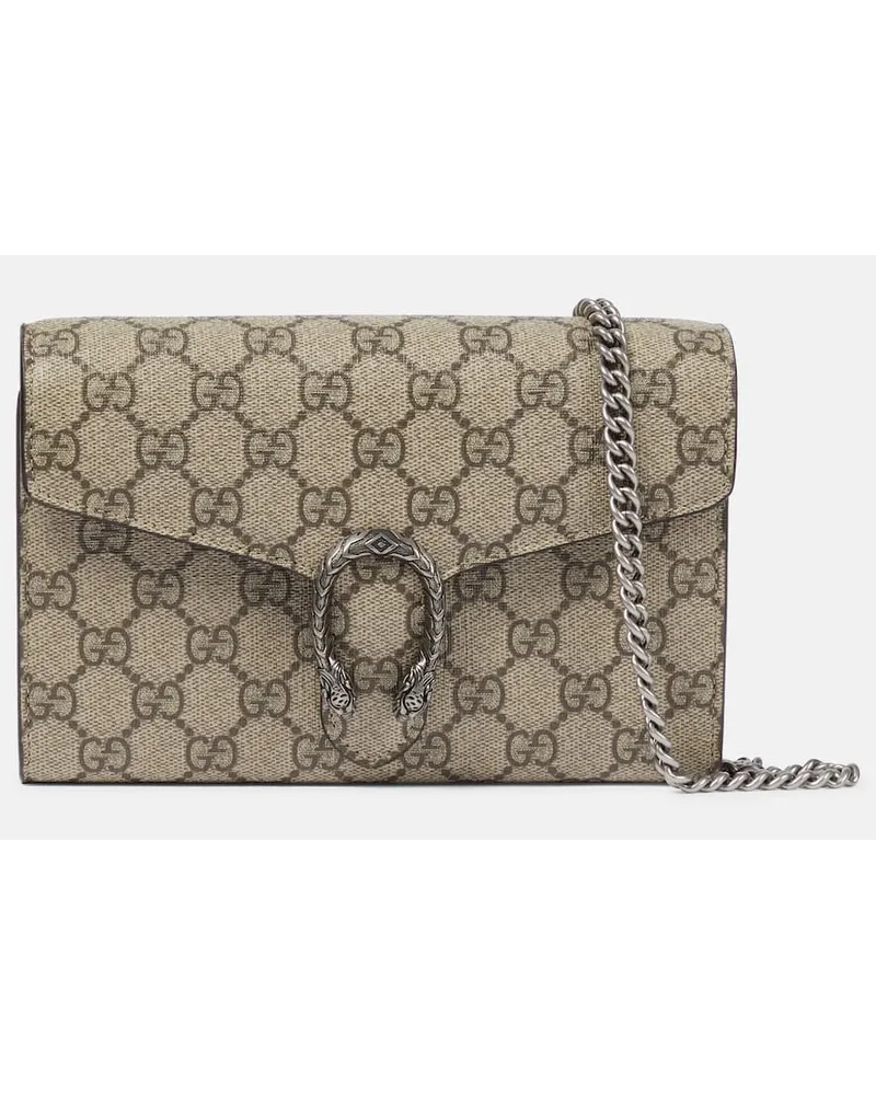 Gucci Clutch Dionysus GG Supreme Beige