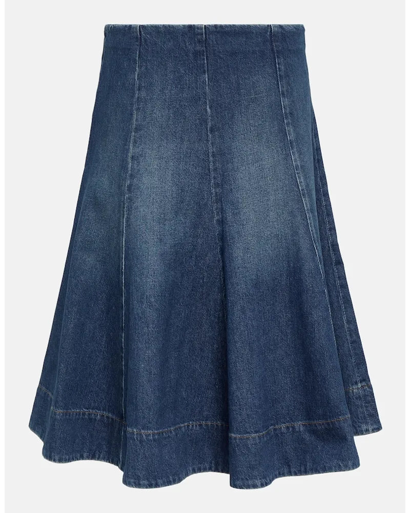 KHAITE Jeansrock Lennox Blau