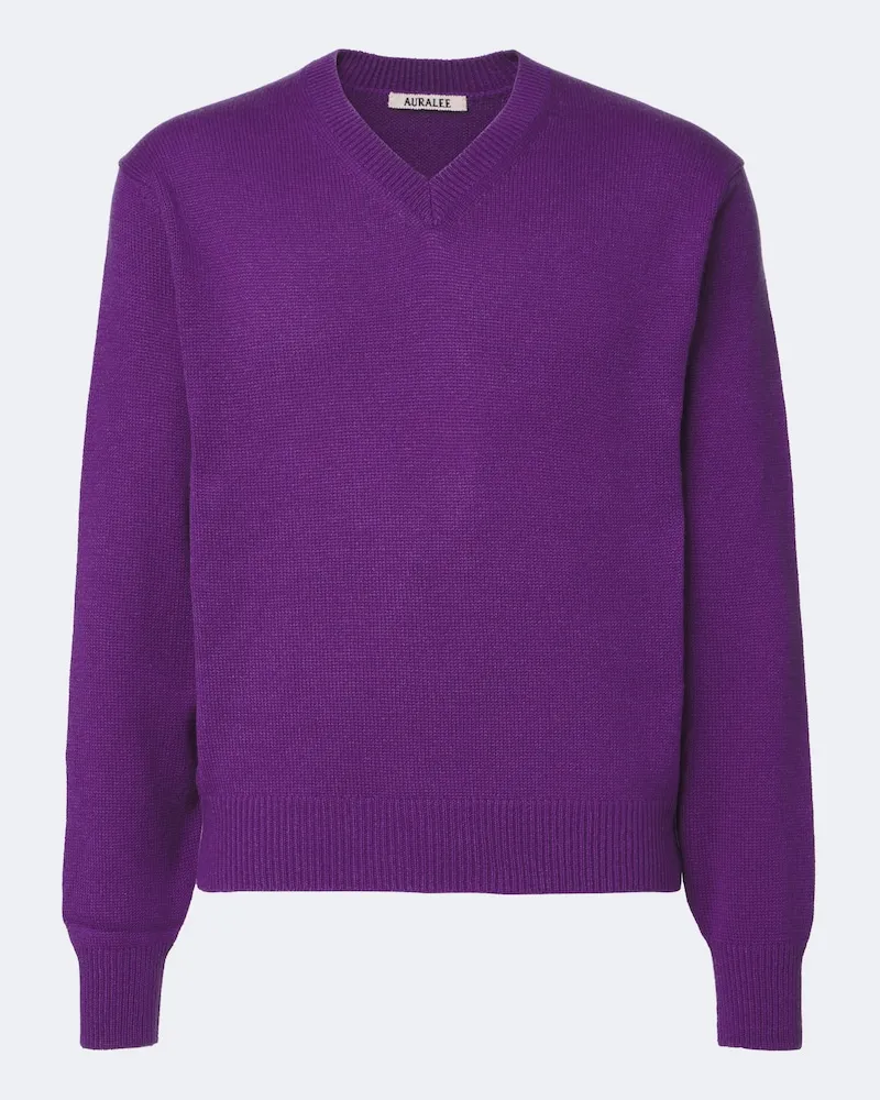 AURALEE Pullover aus Kaschmir Violett
