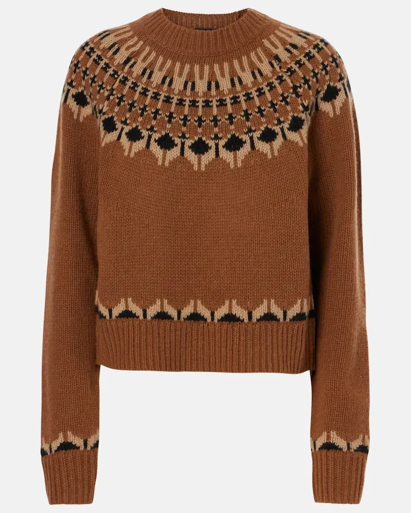 Nili Lotan Pullover Fern aus Wolle Braun