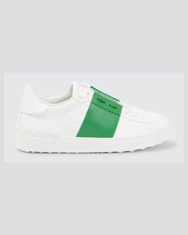 Valentino Garavani Sneakers Rockstud aus Leder Weiß