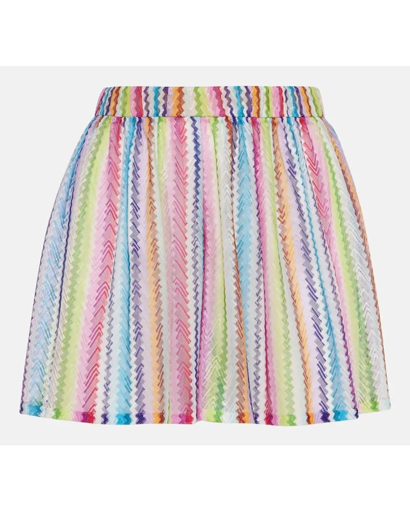 Missoni Shorts aus Haekelstrick Multicolor