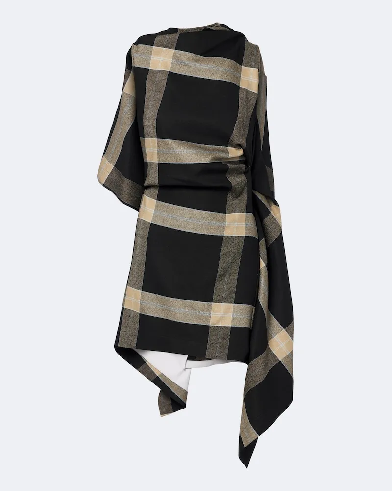 Loewe Cape-Minikleid Schwarz