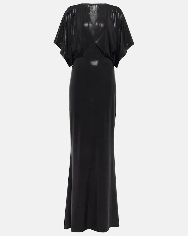 Norma Kamali Maxikleid Obie Schwarz