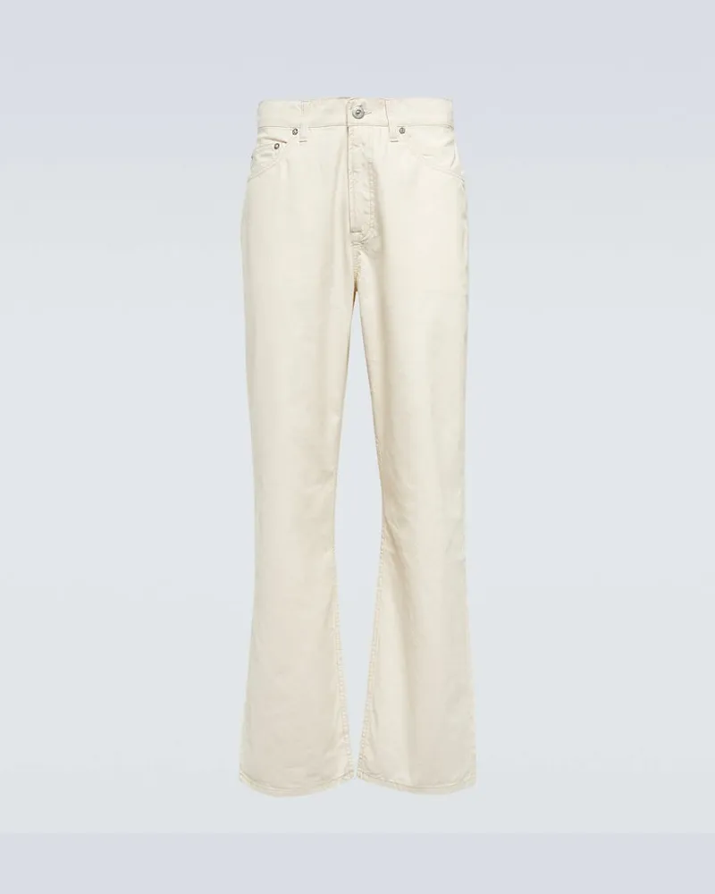 Our Legacy Wide-Leg Jeans Third Cut Weiß