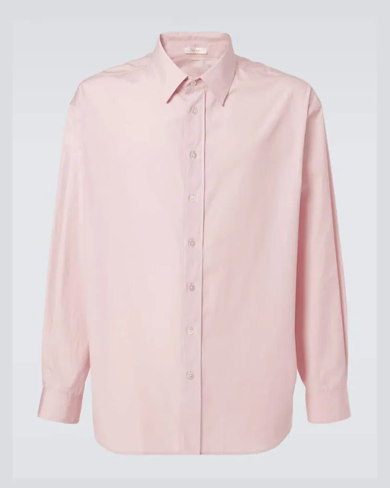 The Row Hemd Penn aus Baumwollpopeline Pink