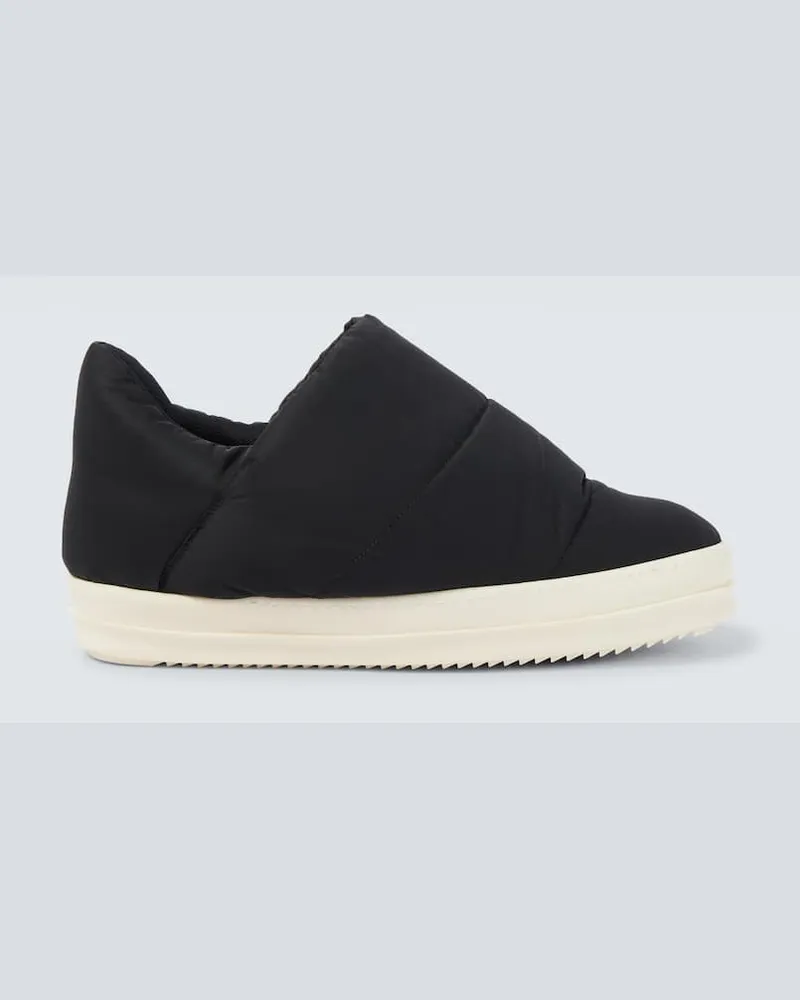 Rick Owens Slip-Ons Puffer Schwarz