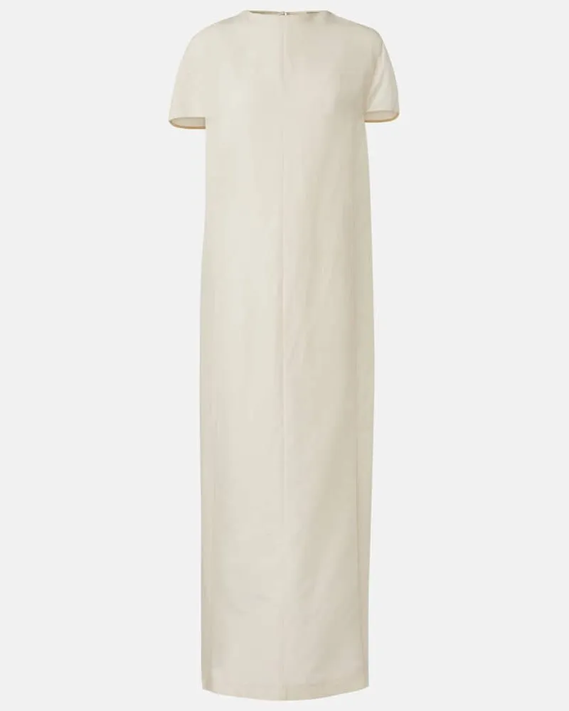 KHAITE Maxikleid Webster aus Organza Weiß