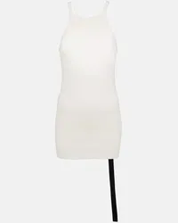 Rick Owens Top aus Baumwoll-Jersey Weiss