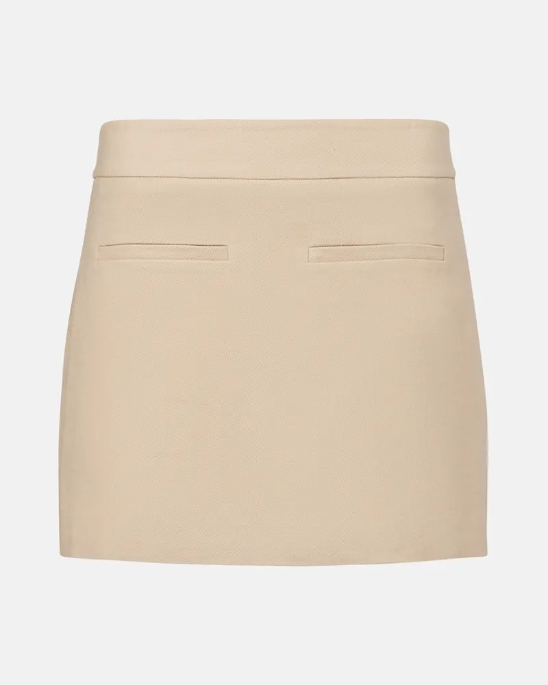 Veronica Beard Skort Alvara aus einem Leinengemisch Beige