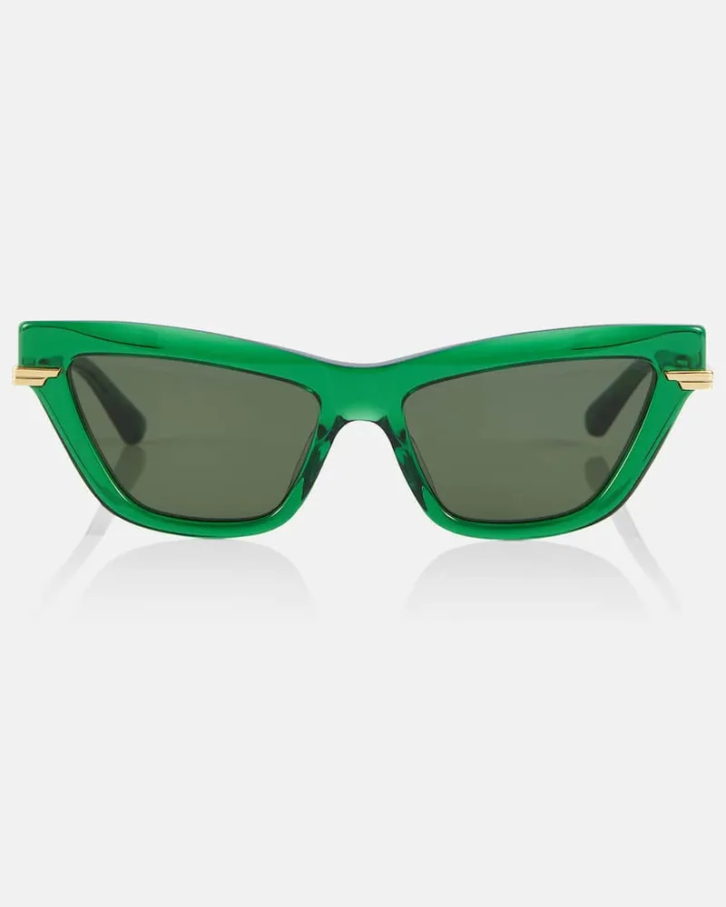 Bottega Veneta Cat-Eye-Sonnenbrille Angle Grün