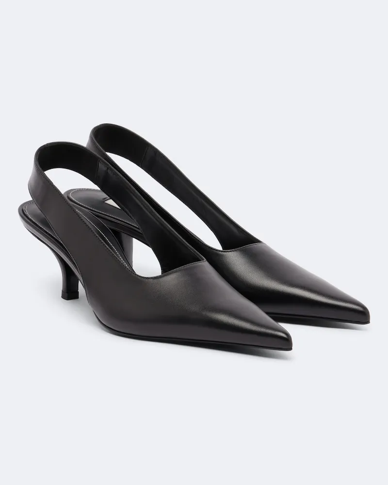 Totême Slingback-Pumps aus Leder Schwarz