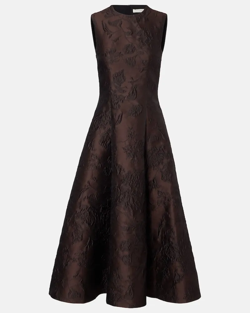 EMILIA WICKSTEAD Midikleid Braun