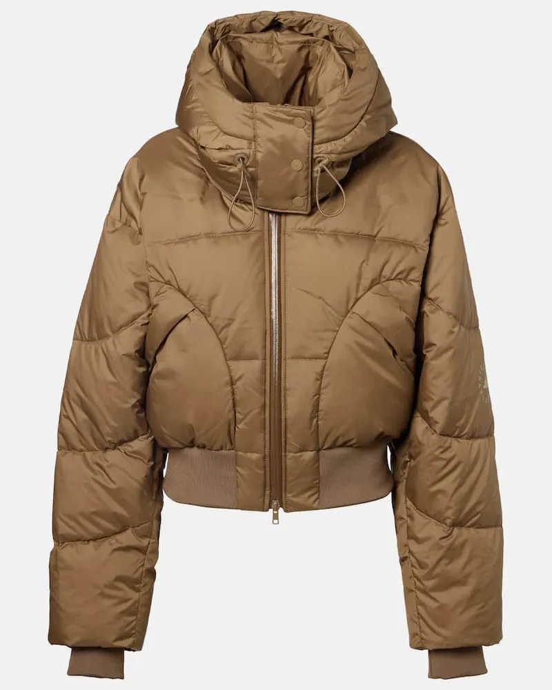 adidas Cropped-Jacke Braun