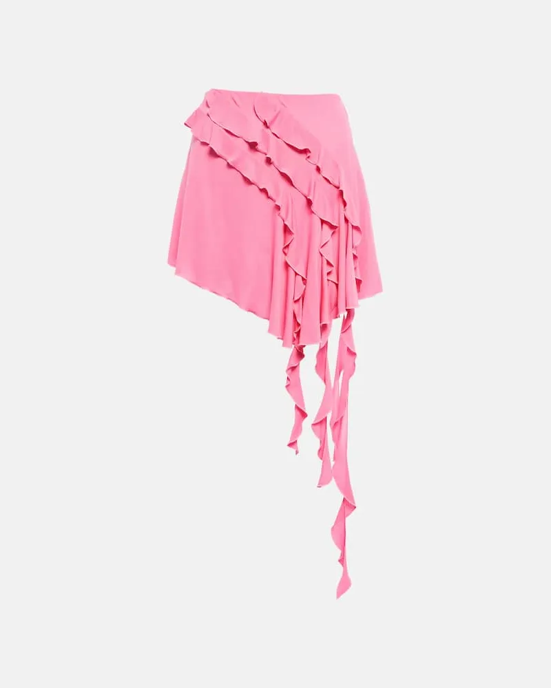 Blumarine Minirock aus Jersey Rosa