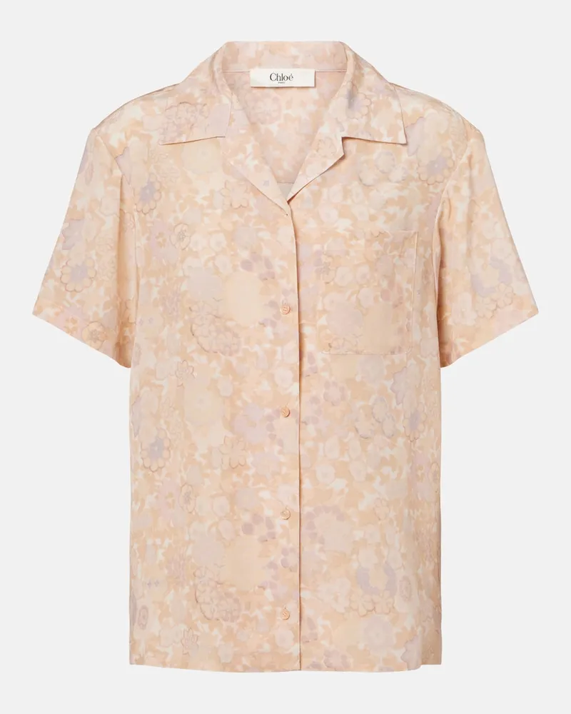 Chloé Chloé Hemd aus Seide Rosa
