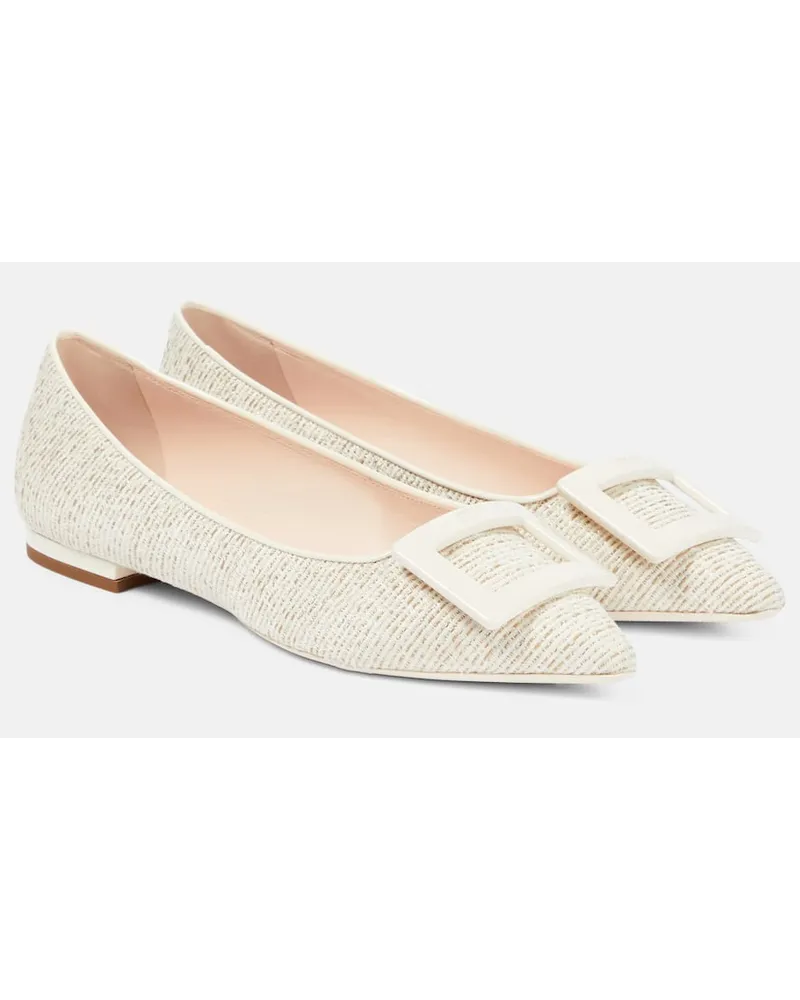 Roger Vivier Ballerinas Gommettine Ball Beige