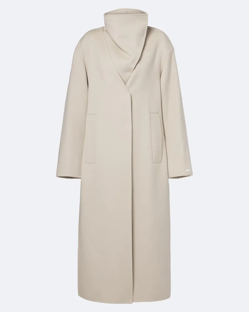 SPORTMAX Mantel aus Schurwolle Beige