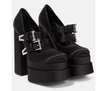 Plateau-Pumps Medusa Aevitas aus Satin