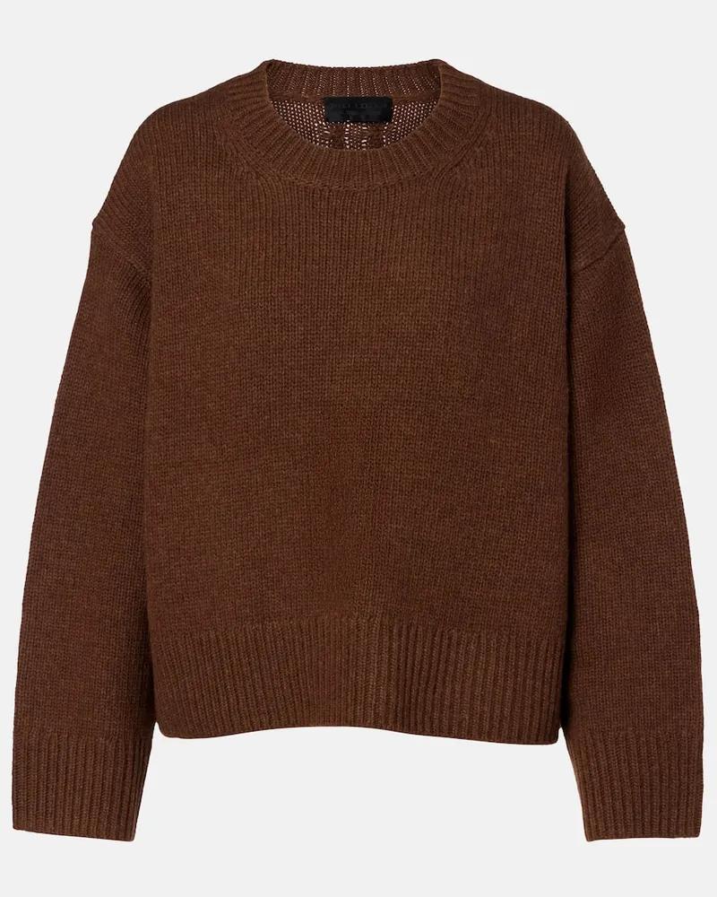 Nili Lotan Pullover Josepha aus Wolle Braun