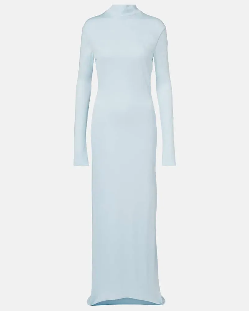 Tom Ford Robe aus Jersey Blau