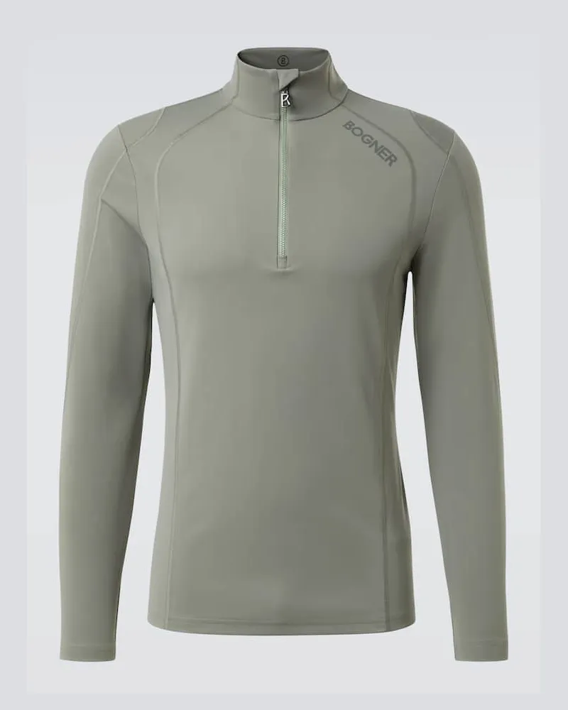 Bogner Pullover Harry aus Fleece Grã¼n