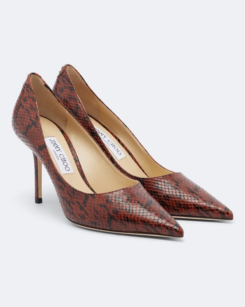 Jimmy Choo Pumps Love aus Leder Braun