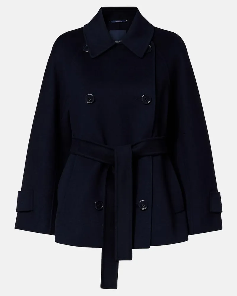 Max Mara Jacke Louise aus Schurwolle Blau