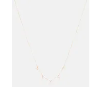 Halskette Star aus 14kt Rosegold mit Diamanten