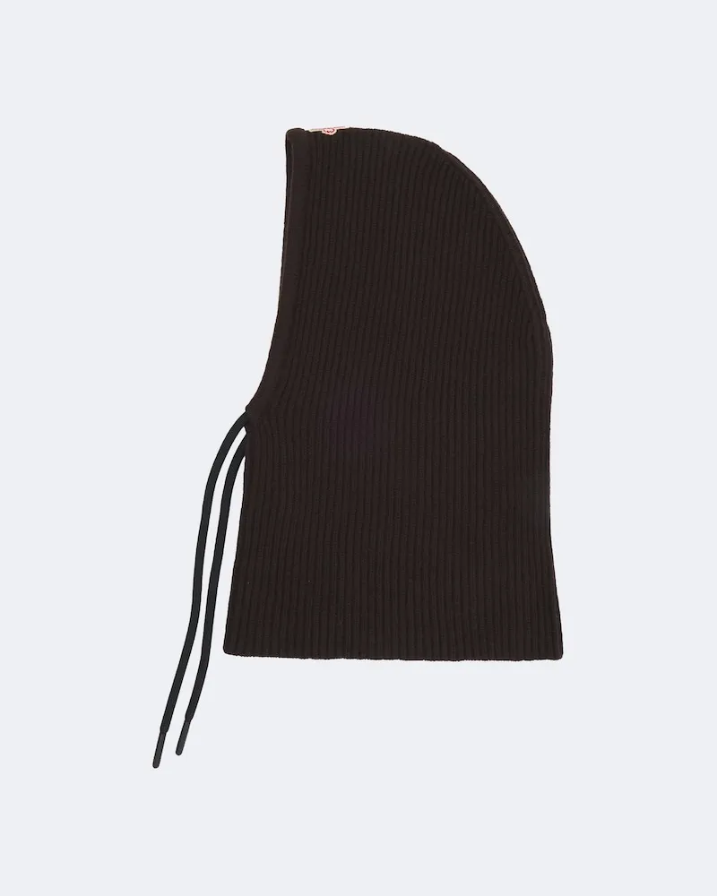 Moncler Balaclava aus Wolle und Kaschmir Braun
