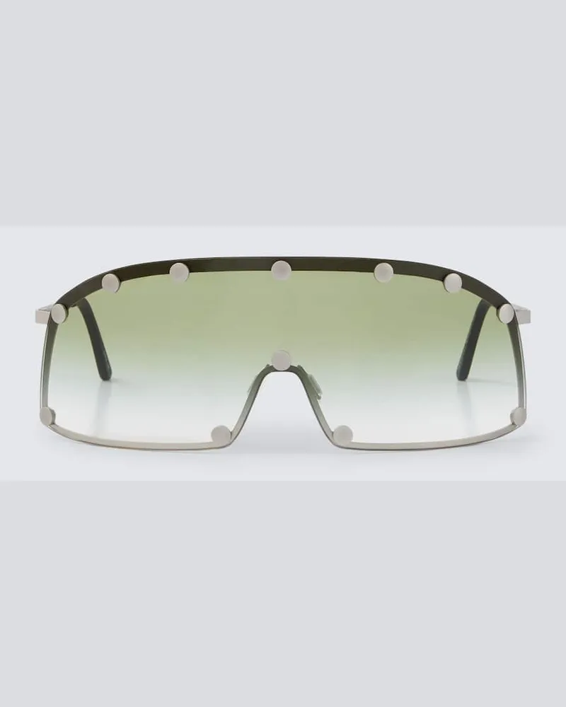 Rick Owens Verzierte Sonnenbrille Grün