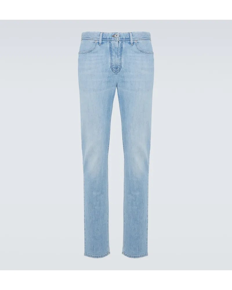 Brioni Slim Jeans Blau