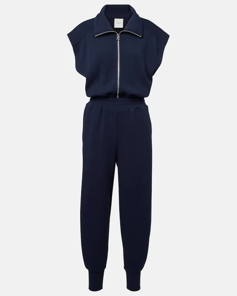 Varley Jumpsuit Monica aus Jersey Blau