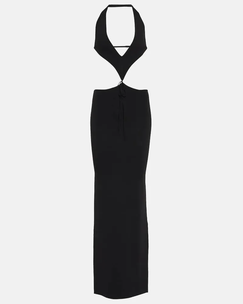 Aya Muse Maxikleid Tetra Schwarz