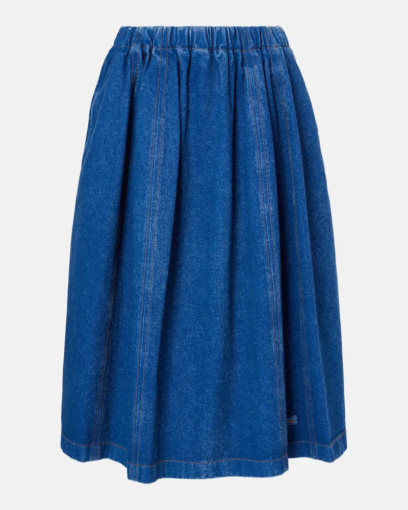 Marni Midirock aus Denim Blau