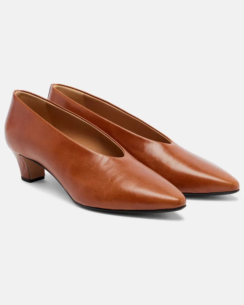 Calvin Klein Pumps Bri aus Leder Braun