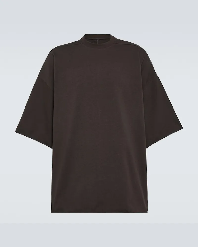 Rick Owens T-Shirt Tommy aus Baumwoll-Jersey Braun