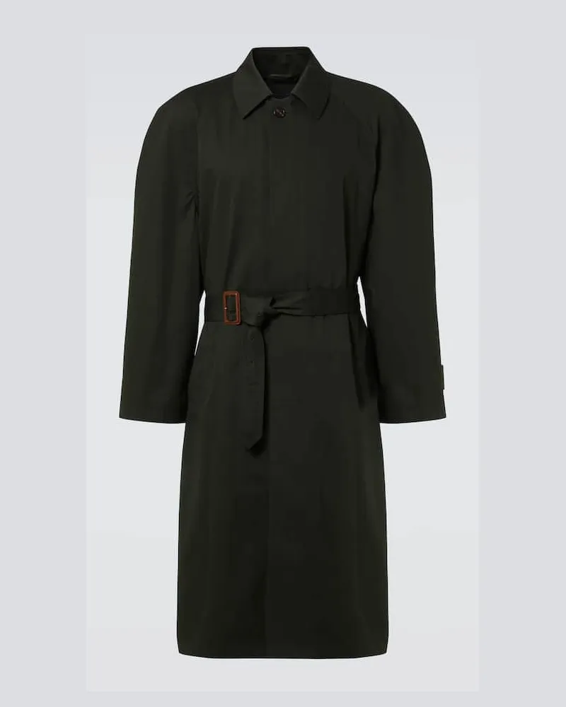 Balenciaga Carcoat aus Baumwolle Schwarz