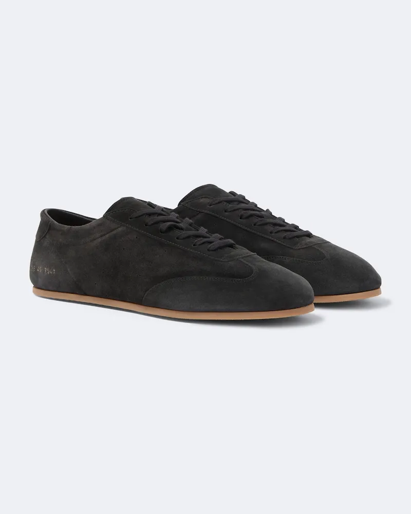 Common Projects Sneakers Driving aus Veloursleder Schwarz