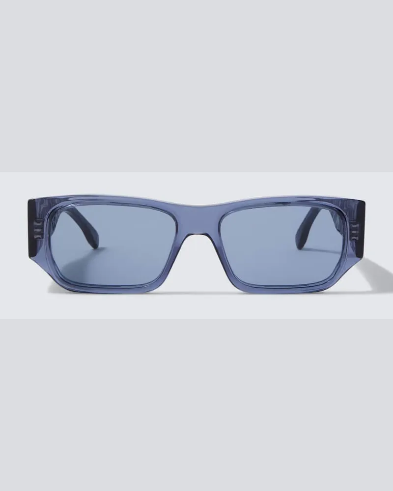 Fendi Eckige Sonnenbrille FF Squared Blau