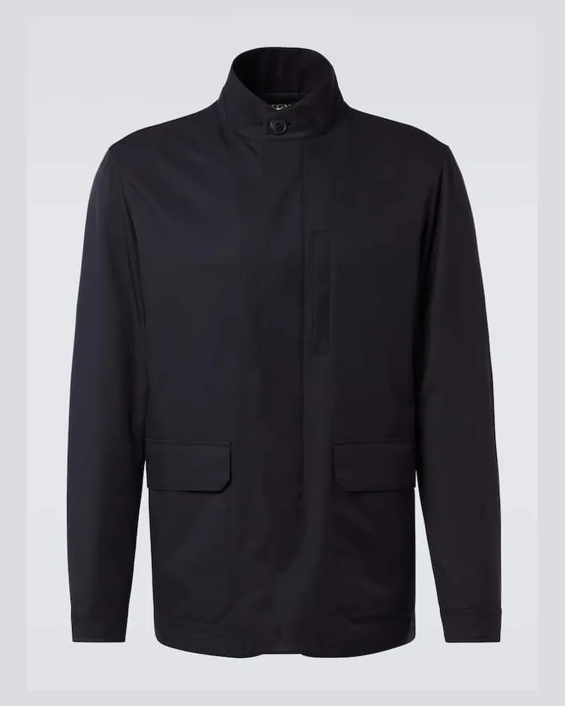 Ermenegildo Zegna Feldjacke Motorin 125cc Blau