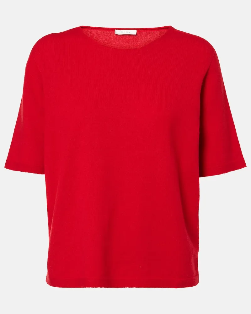 The Row Top Ipar aus Kaschmir Rot