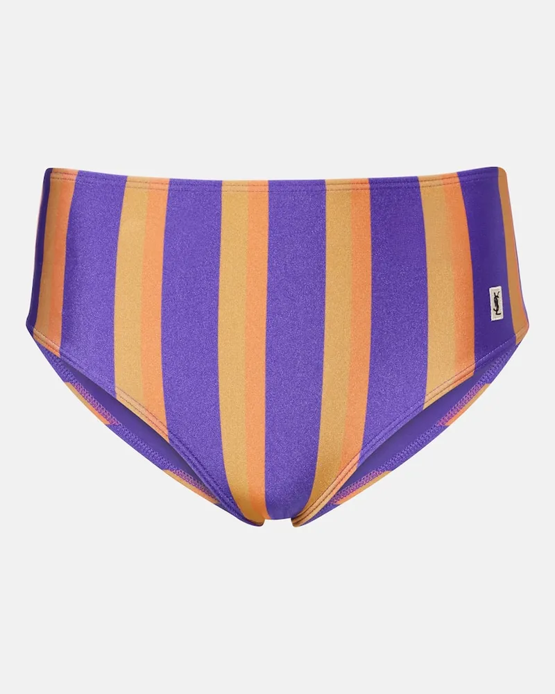 Saint Laurent Bikini-Höschen Lila