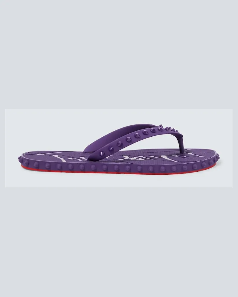 Christian Louboutin Sandalen Super Loubi Violett