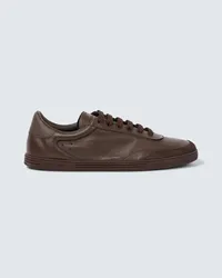 Dolce & Gabbana Sneakers Saint Tropez aus Leder Braun