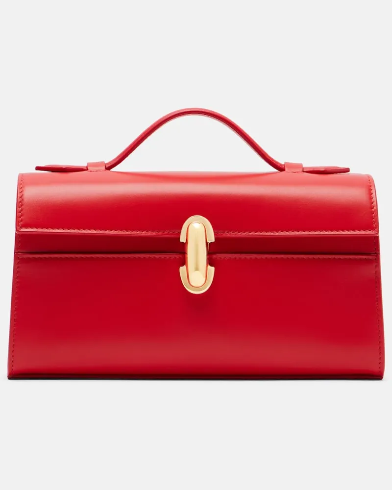 SAVETTE Henkeltasche Symmetry aus Leder Rot